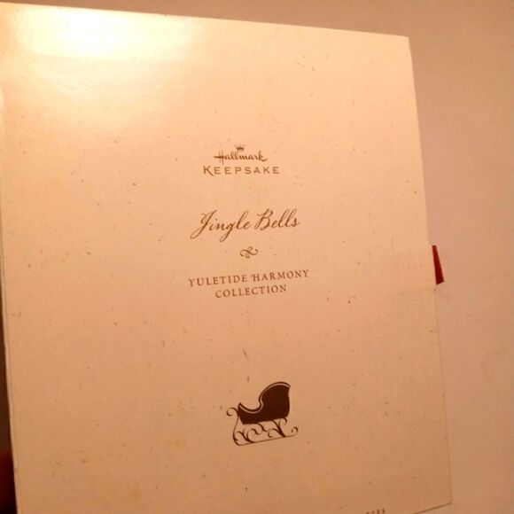 2006 Hallmark Jingle Bells Sleigh Ornament Yuletide Harmony Handcrafted & Metal - Picture 2 of 5